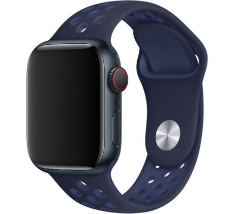 Remienok pre Apple Watch (38/40/41mm) Sport, midnight navy-mistic navy (veľkosť L)