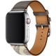 Kožený remienok pre Apple Watch (42/44/45mm) Etain Beton