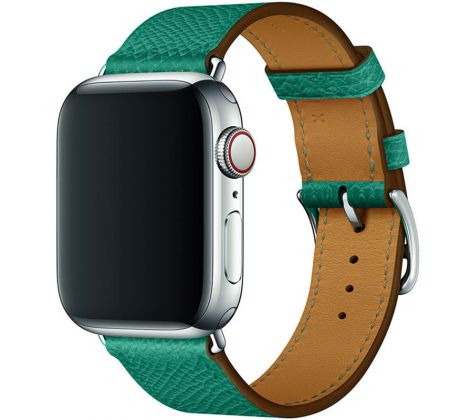 Kožený remienok pre Apple Watch (38/40/41mm) Green