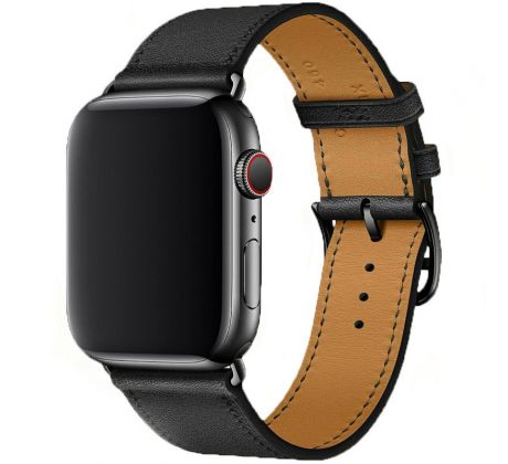 Kožený remienok pre Apple Watch (38/40/41mm) Black