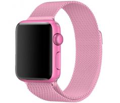 Remienok Loop Milanese Apple Watch 42/44/45mm New Pink