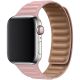 Koženkový remienok Leather Link pre Apple Watch (38/40/41mm) Pink