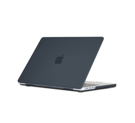 Matný transparentný kryt pre Macbook Pro 14.2'' (A2442) čierny