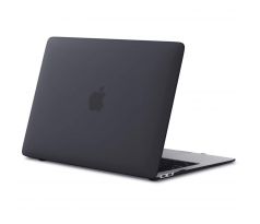 Matný transparentný kryt pre Macbook Air M1 13.3'' (A1932/A2179/A2337) čierny