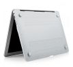 Matný transparentný kryt pre Macbook Pro 16.2'' (A2485) biely