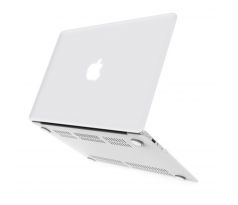 Matný transparentný kryt pre Macbook Pro 16.2'' (A2485) biely