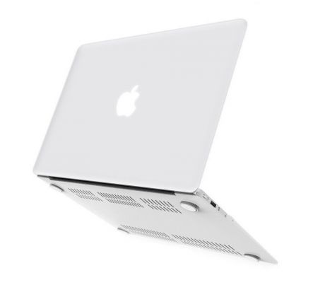 Matný transparentný kryt pre Macbook Pro 15.4'' (A1707/A1990) biely