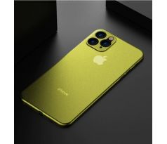 Ultratenký matný kryt iPhone 11 Pro Max žltý