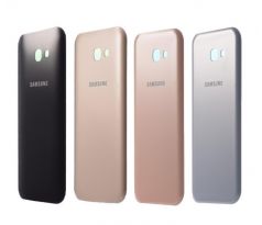 Samsung Galaxy A7 2017 A720 - Zadný kryt - čierny (náhradný diel)