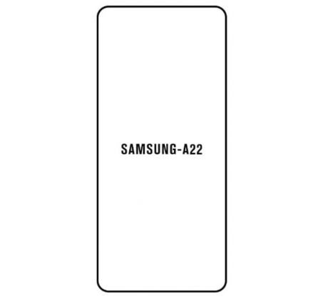 Hydrogel - ochranná fólia - Samsung Galaxy A22 4G LTE  - typ výrezu 2