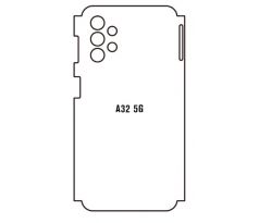 Hydrogel - zadná ochranná fólia - Samsung Galaxy A32 5G - typ výrezu 2