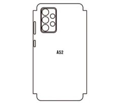 Hydrogel - zadná ochranná fólia - Samsung Galaxy A52/A52 5G (variant 3)