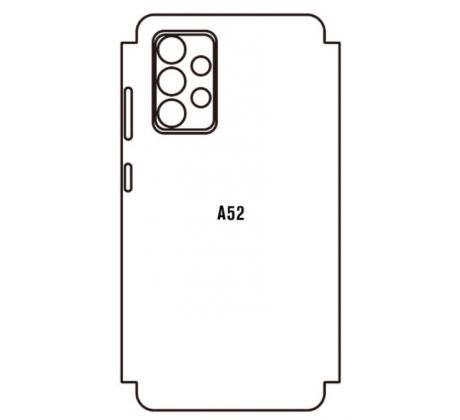 Hydrogel - zadná ochranná fólia - Samsung Galaxy A52/A52 5G - typ výrezu 3