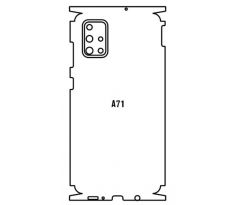 Hydrogel - zadná ochranná fólia - Samsung Galaxy A71 (variant 4)