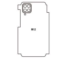 Hydrogel - zadná ochranná fólia - Samsung Galaxy M12 (variant 2)