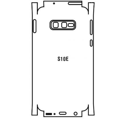 Hydrogel - zadná ochranná fólia - Samsung Galaxy S10e - typ výrezu 2