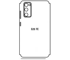 Hydrogel - zadná ochranná fólia - Samsung Galaxy S20 FE/S20 FE 2022 - typ výrezu 3