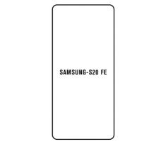 Hydrogel - ochranná fólia - Samsung Galaxy S20 FE/S20 FE 2022 - typ výrezu 2