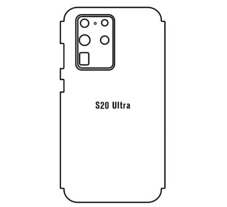 Hydrogel - ochranná fólia - Samsung Galaxy S20 Ultra - typ výrezu 5