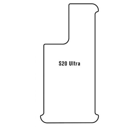 Hydrogel - ochranná fólia - Samsung Galaxy S20 Ultra  - typ výrezu 3