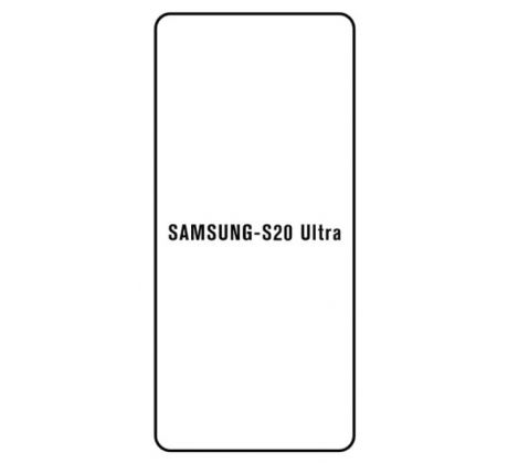 Hydrogel - ochranná fólia - Samsung Galaxy S20 Ultra - typ výrezu 2