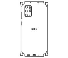 Hydrogel - zadná ochranná fólia - Samsung Galaxy S20+  - typ výrezu 2