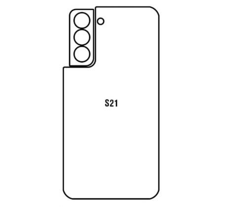 Hydrogel - zadná ochranná fólia - Samsung Galaxy S21 - typ výrezu 4