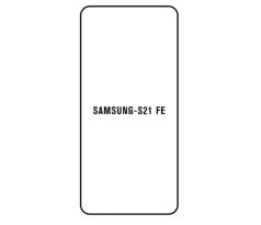 Hydrogel - ochranná fólia - Samsung Galaxy S21 FE 5G - typ výrezu 2