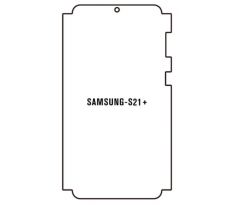 Hydrogel - ochranná fólia - Samsung Galaxy S21+  - typ výrezu 3