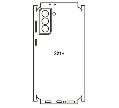 Hydrogel - zadná ochranná fólia - Samsung Galaxy S21+  - typ výrezu 3