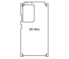 Hydrogel - zadná ochranná fólia - Samsung Galaxy S21 Ultra (variant 5)