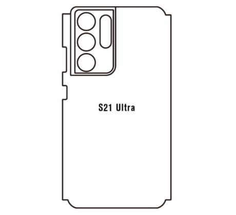 Hydrogel - zadná ochranná fólia - Samsung Galaxy S21 Ultra 5G - typ výrezu 9