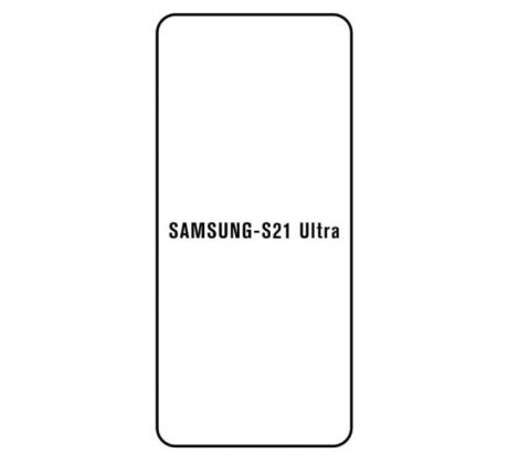 Hydrogel - ochranná fólia - Samsung Galaxy S21 Ultra 5G - typ výrezu 2