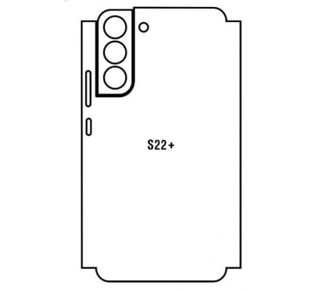 Hydrogel - zadná ochranná fólia - Samsung Galaxy S22 Plus - typ výrezu 2