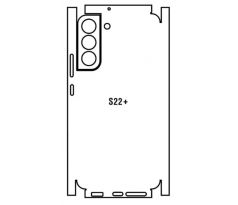 Hydrogel - zadná ochranná fólia - Samsung Galaxy S22 Plus - typ výrezu 3