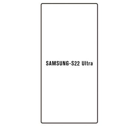 Hydrogel - ochranná fólia - Samsung Galaxy S22 Ultra - typ výrezu 3