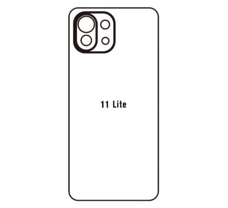Hydrogel - zadná ochranná fólia - Xiaomi Mi 11 Lite/Mi 11 Lite 5G - typ výrezu 4