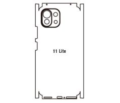Hydrogel - zadná ochranná fólia - Xiaomi Mi 11 Lite/Mi 11 Lite 5G - typ výrezu 2