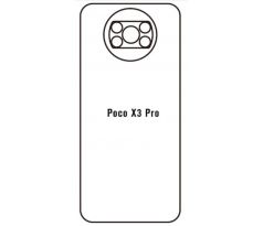 Hydrogel - zadná ochranná fólia - Xiaomi Poco X3 Pro - typ výrezu 4
