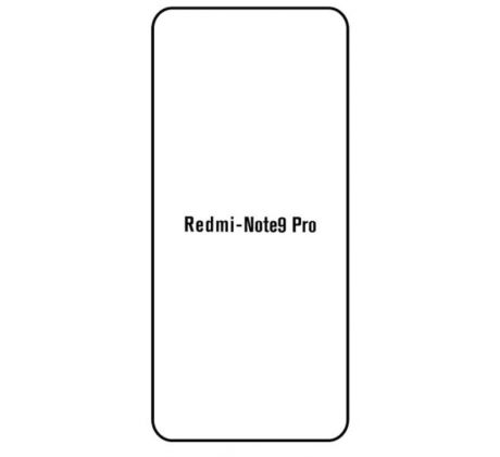 Hydrogel - ochranná fólia - Xiaomi Redmi Note 9 Pro - typ výrezu 2