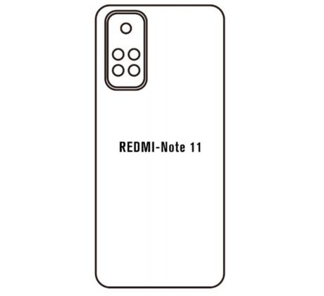 Hydrogel - zadná ochranná fólia - Xiaomi Redmi Note 11 - typ výrezu 4