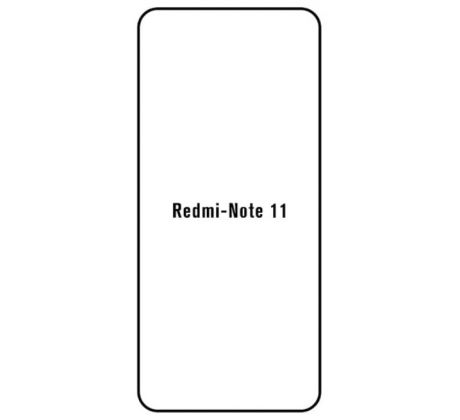 Hydrogel - ochranná fólia - Xiaomi Redmi Note 11 - typ výrezu 2