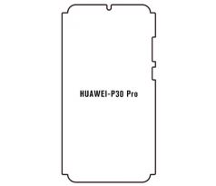 Hydrogel - ochranná fólia - Huawei P30 Pro - typ výrezu 3