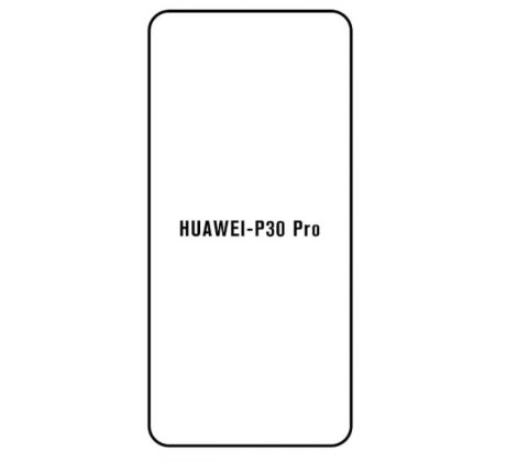 Hydrogel - ochranná fólia - Huawei P30 Pro - typ výrezu 2