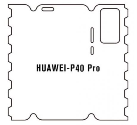 Hydrogel - full cover - ochranná fólia - Huawei P40 Pro  