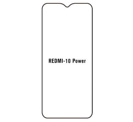 Hydrogel - ochranná fólia - Xiaomi Redmi 10 Power - typ výrezu 2