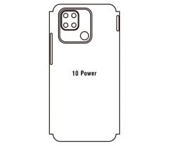 Hydrogel - zadná ochranná fólia - Xiaomi Redmi 10 Power - typ výrezu 3