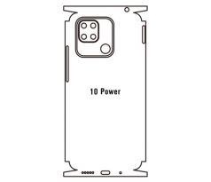 Hydrogel - zadná ochranná fólia - Xiaomi Redmi 10 Power - typ výrezu 4