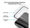 5D Hybrid ochranné sklo iPhone 11 s vystúpenými okrajmi - čierne