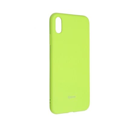 Roar Colorful Jelly Case -  iPhone XS Max žltý limetkový